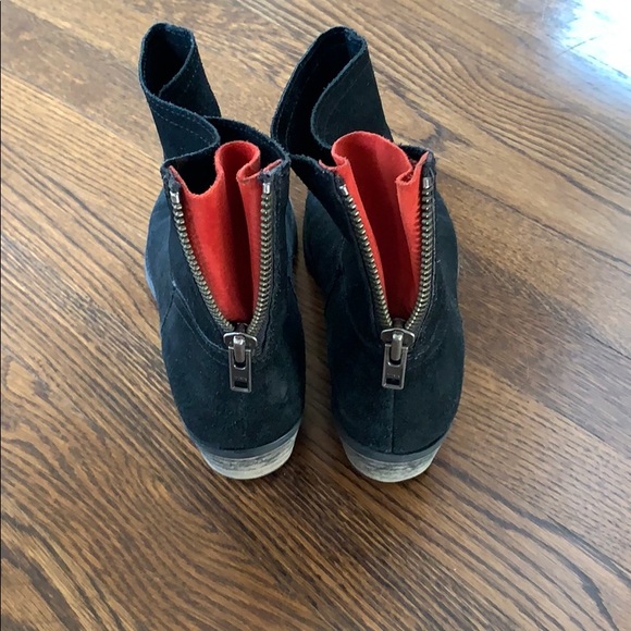 Suede black boots - Picture 3 of 6